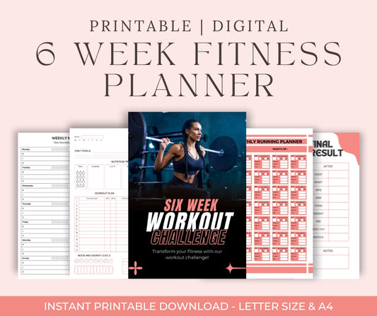 Six-Week Fitness & Nutrition Challenge:  – Plan, Track, Succeed!