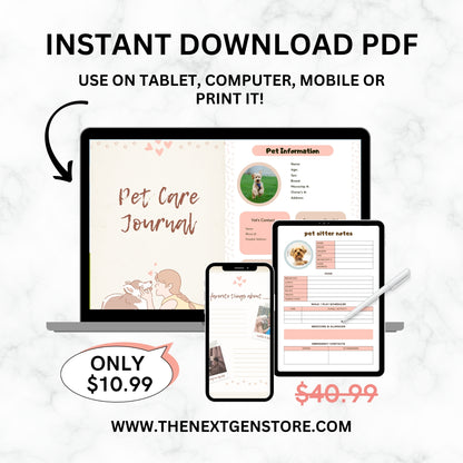 All-in-One Digital Pet Planner for Busy Pet Lovers