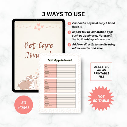 All-in-One Digital Pet Planner for Busy Pet Lovers