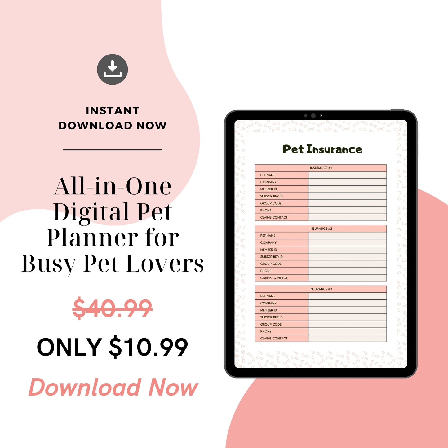 All-in-One Digital Pet Planner for Busy Pet Lovers